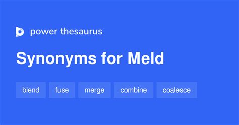 meld synonyms